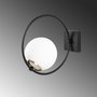 Opviq Dolunay - 3911 Lámpara de pared blanco y negro